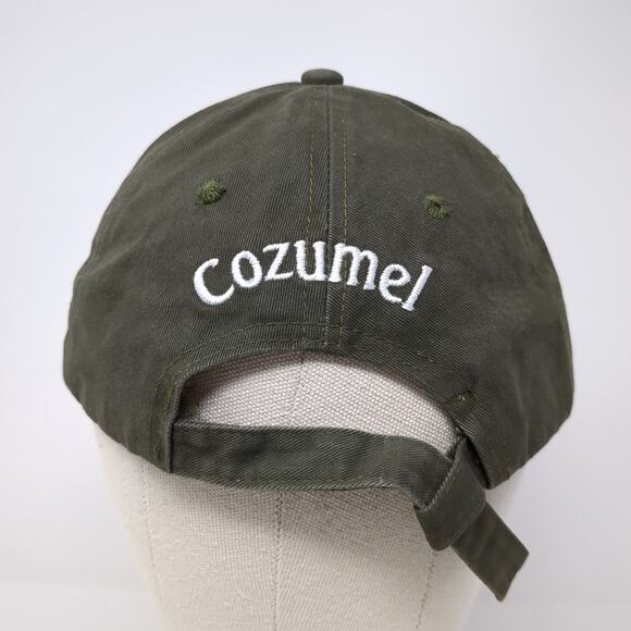 Fury Catamarans Cozumel Slideback Baseball Cap Green One Size 6 Panel Club Cabo - Picture 6 of 10